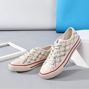 Shoes ZGR women’s fashion canvas sneakers mesh knitted upper low cut  shoe 5